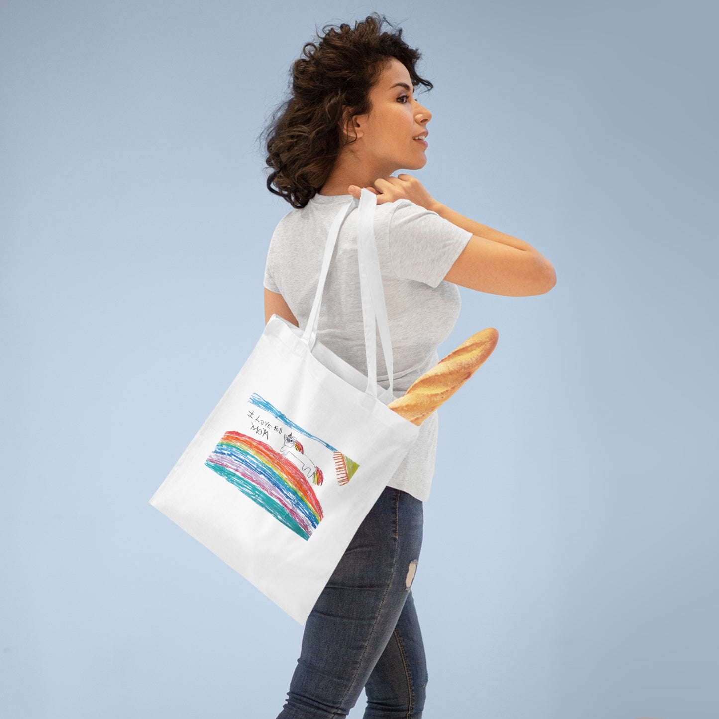 Personalized Tote Bag for Kids' Drawings