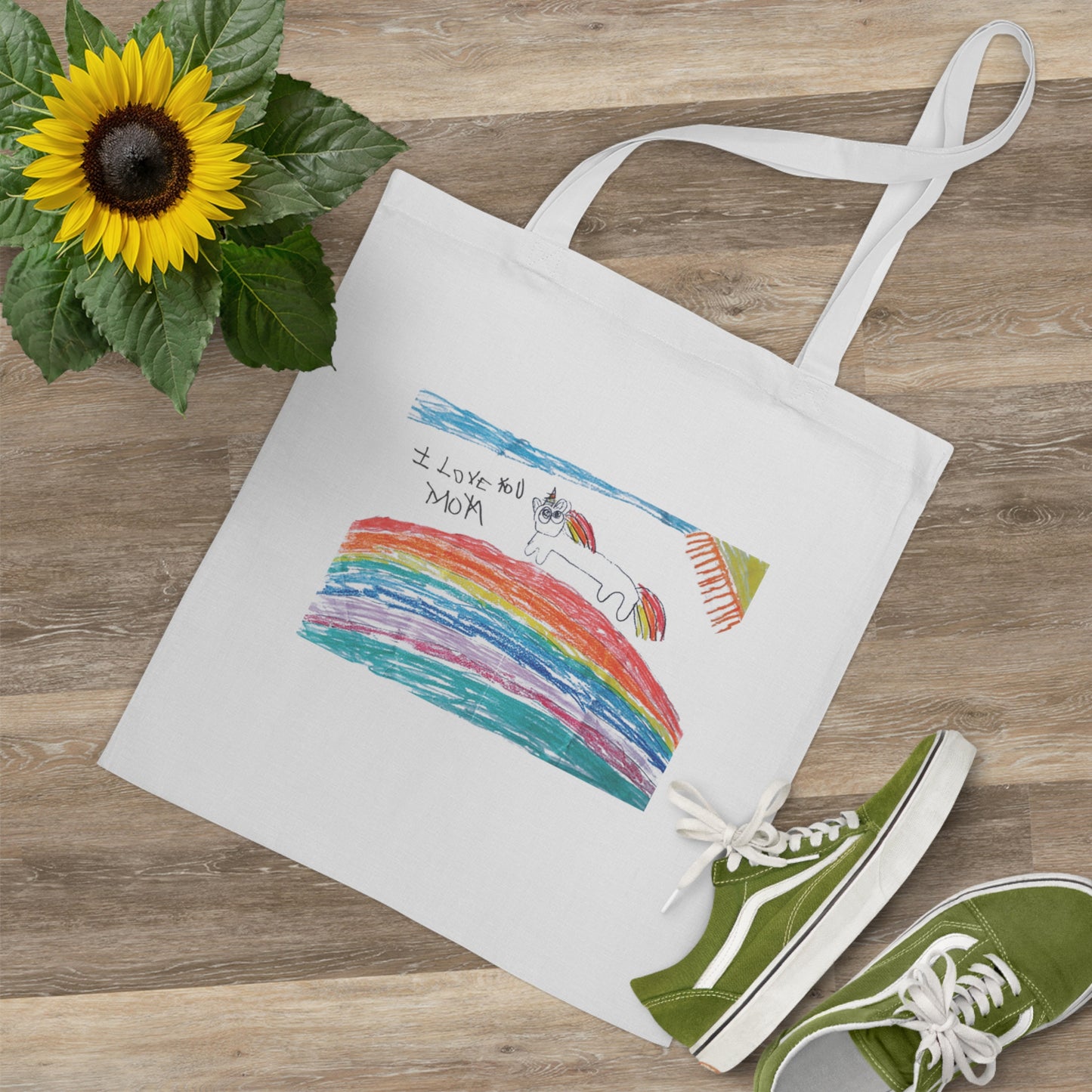 Personalized Tote Bag for Kids' Drawings