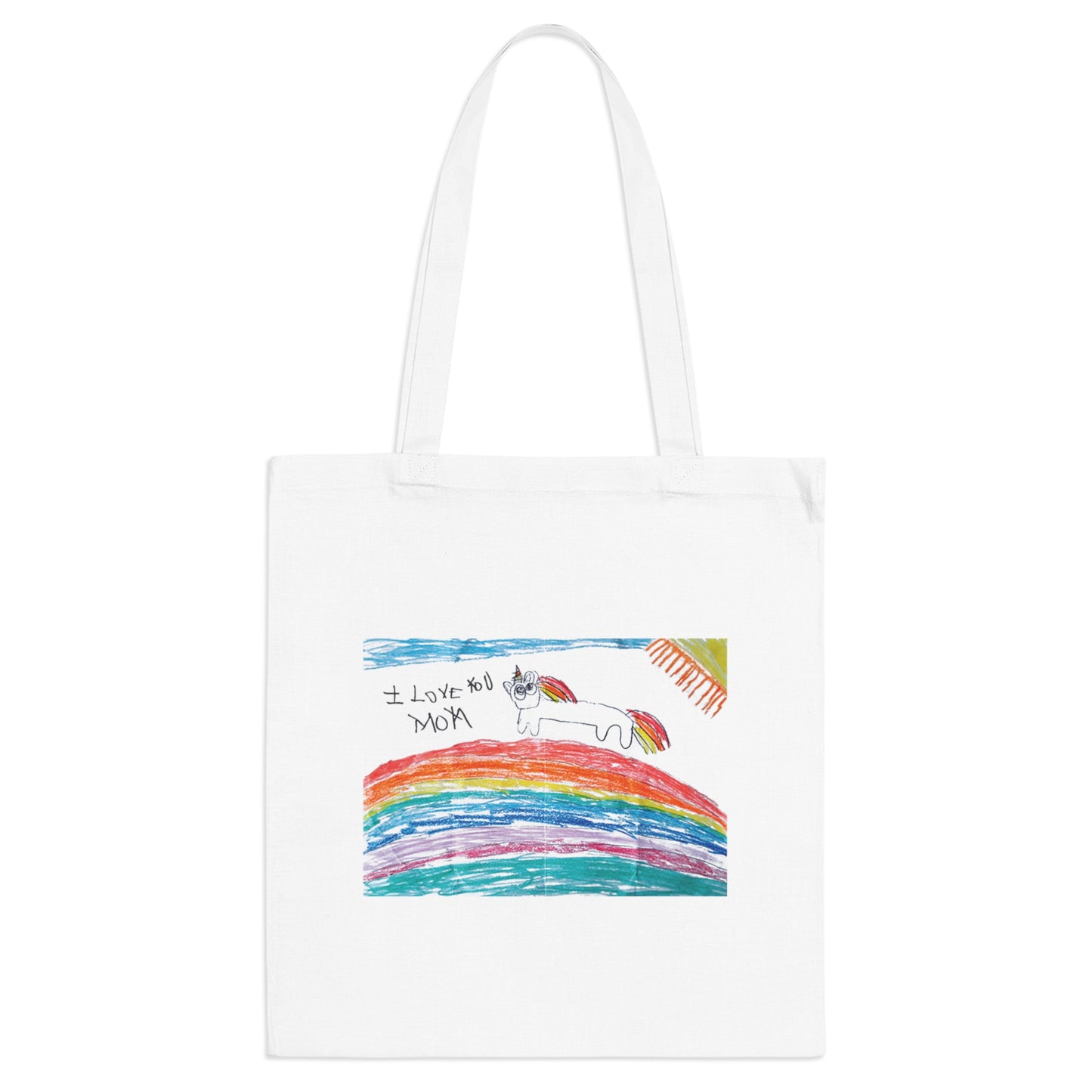 Personalized Tote Bag for Kids' Drawings