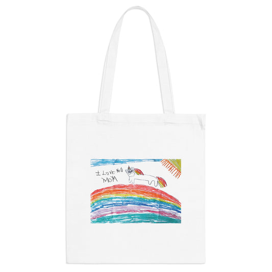 Personalized Tote Bag for Kids' Drawings